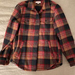 Wallace & Barnes wool-blend shirt-jacket